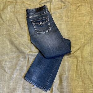 Worn in jeans! Comfy! Inseam 36”